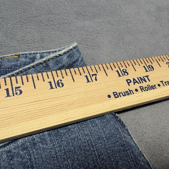 Christopher & Banks Womens Size 12 Modest Denim Midi Skirt A-Line No Slit - Picture 4 of 7